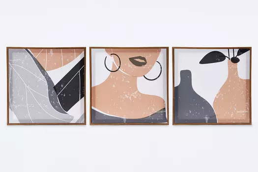 Набор репродукций в раме Анетт