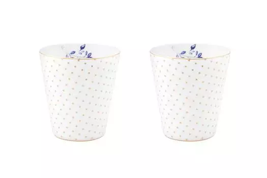 Набор стаканов Ear Royal Dots White