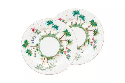 Набор тарелок Jolie Dots Gold