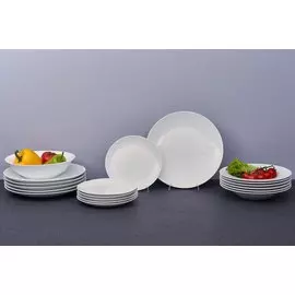 Обеденный сервиз на 6 персон White