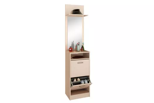 Обувница с зеркалом Ольга