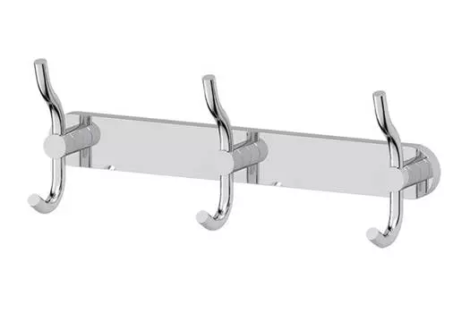 Планка с 3 крючками-вешалками Harmonie