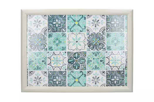 Поднос с подушкой Green Tile