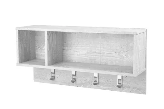 Полка навесная с крючками Монблан