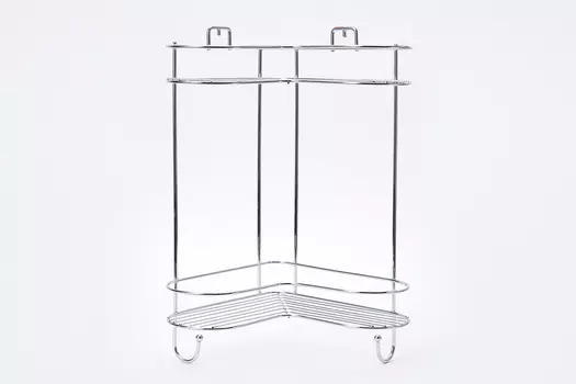 Полка угловая 2-ярусная настенная Lite