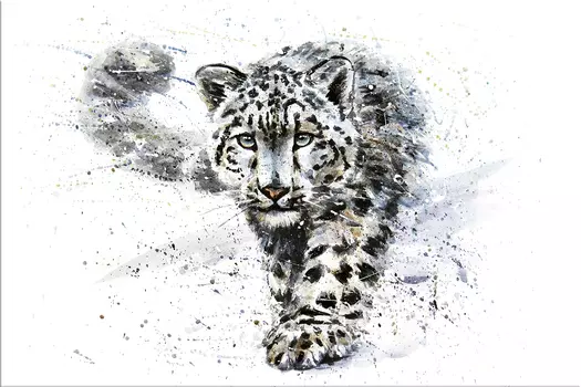 Репродукция Дикий барс