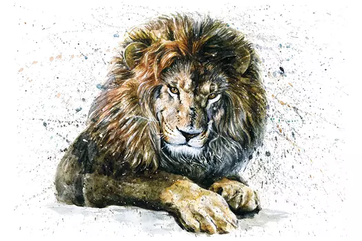 Репродукция Дикий лев