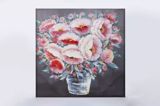 Репродукция Красные маки в вазе