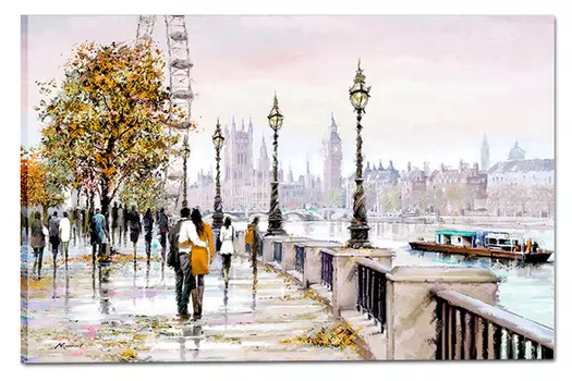 Репродукция Набережная Темзы