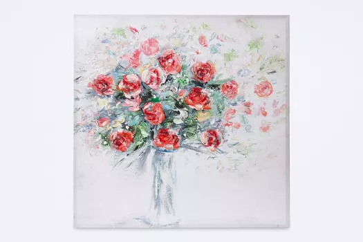 Репродукция Розы в вазе