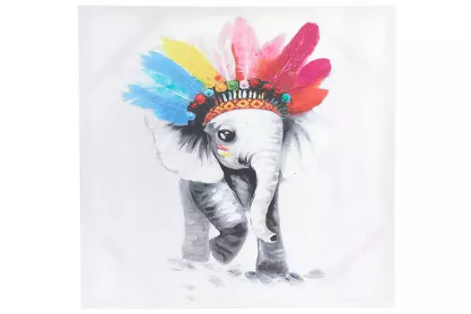 Репродукция Слонёнок индеец