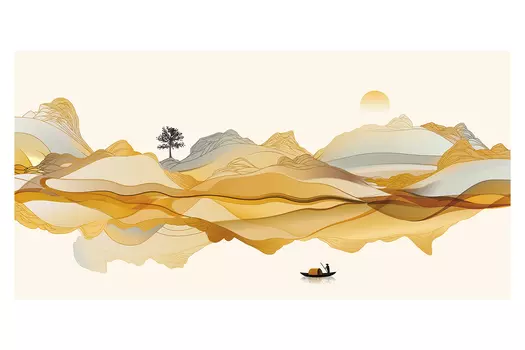 Репродукция Тихая река