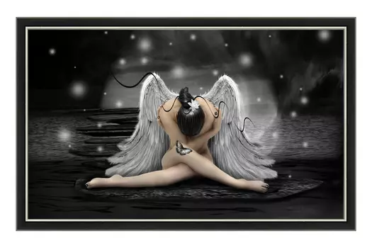 Репродукция в раме Ангел