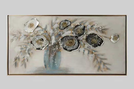 Репродукция в раме Цветы в вазе