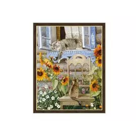 Репродукция в раме Дачник