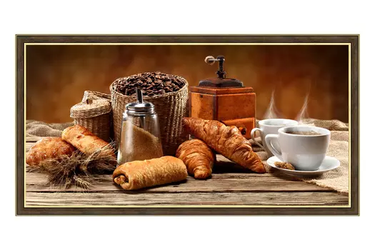 Репродукция в раме Французский завтрак