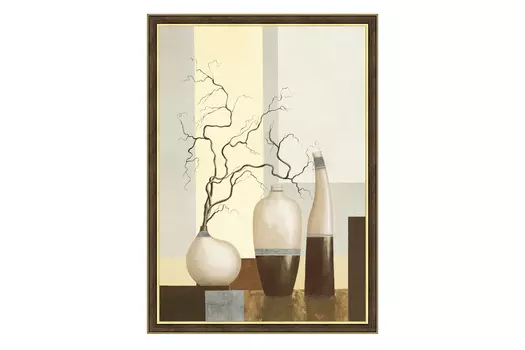 Репродукция в раме Коричневый стиль 1