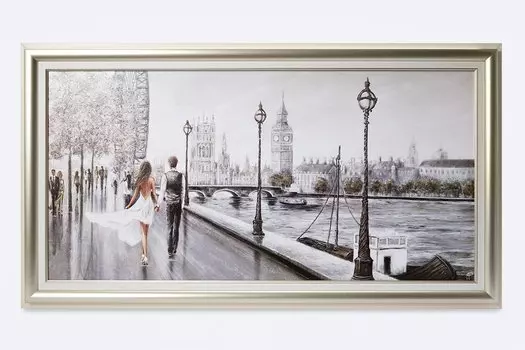 Репродукция в раме Королевская прогулка