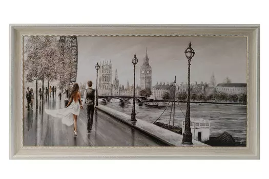 Репродукция в раме Королевская прогулка