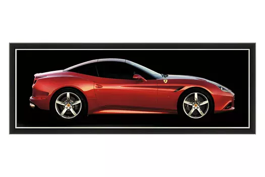 Репродукция в раме Красная феррари
