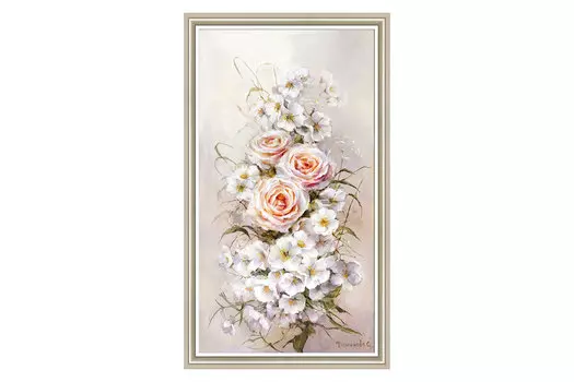 Репродукция в раме Нежность