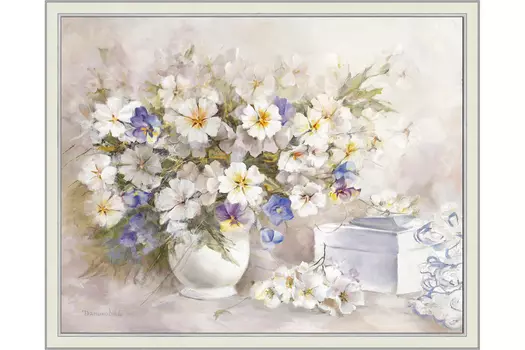 Репродукция в раме Нежность