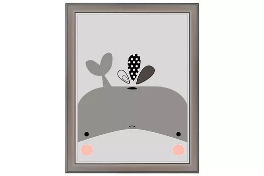 Репродукция в раме Питомец