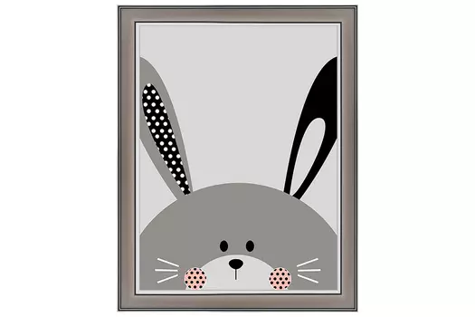 Репродукция в раме Питомец