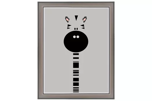 Репродукция в раме Питомец