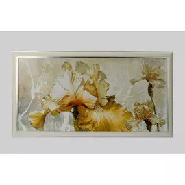 Репродукция в раме Романтические ирисы