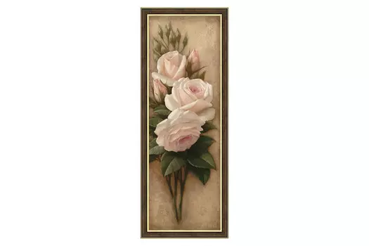 Репродукция в раме Розовые лепестки