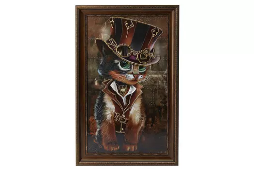 Репродукция в раме с декором Graf