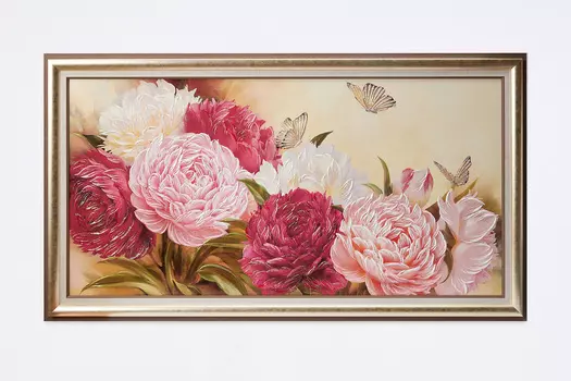 Репродукция в раме с декором Сладкие воспоминания