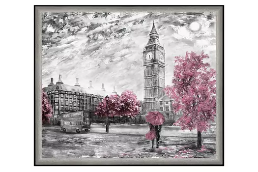 Репродукция в раме В Лондоне