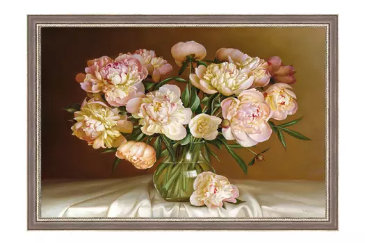 Репродукция в раме В лучах вечернего солнца