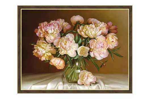 Репродукция в раме В лучах вечернего солнца