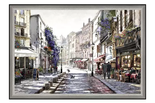 Репродукция в раме В ярком солнечном свете