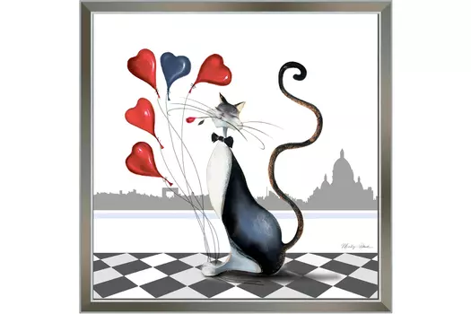 Репродукция в раме Валентино