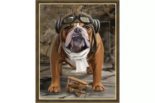 Репродукция в раме Верный