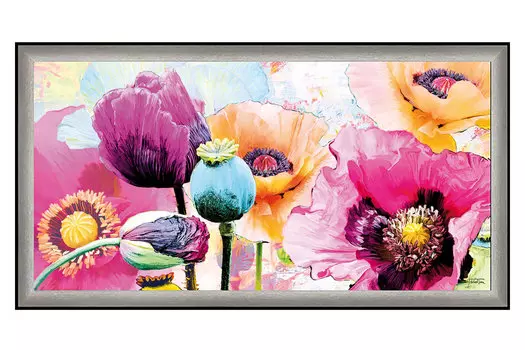 Репродукция в раме Весенние маки