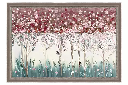 Репродукция в раме Весна