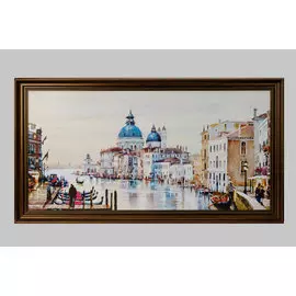 Репродукция в раме Водный путь