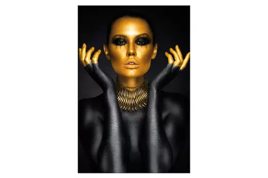 Репродукция Золото на чёрном