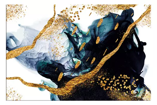 Репродукция Золотые линии