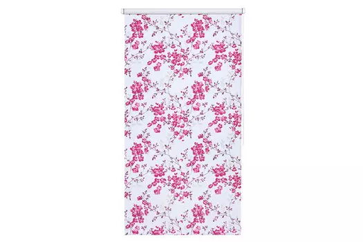 Рулонная штора Акварельные цветы