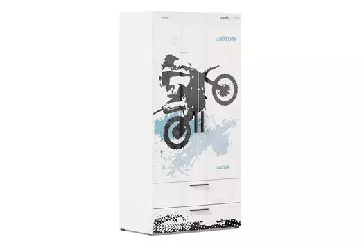 Шкаф 2-дверный Мотокросс