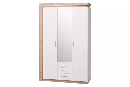 Шкаф 3-дверный с зеркалом Люмен