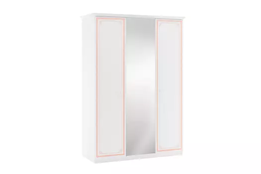Шкаф 3-дверный Selena Pink