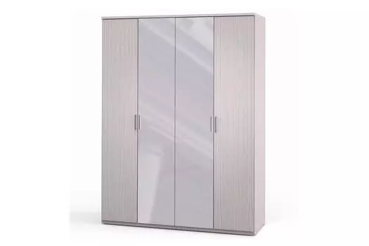 Шкаф 4-дверный с зеркалом Flash