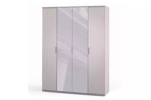 Шкаф 4-дверный с зеркалом Flash